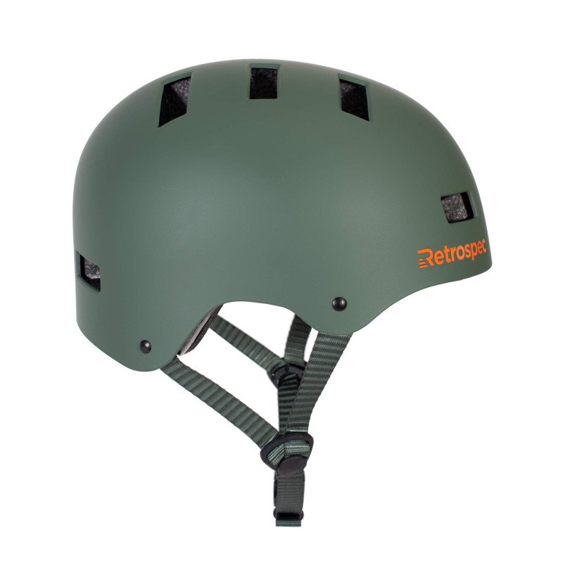 Retrospec CM-1 Bicycle / Skateboard Helmet for Adult Commuter, Bike, Skate , Matte Forest Green, 59-63cm / Large