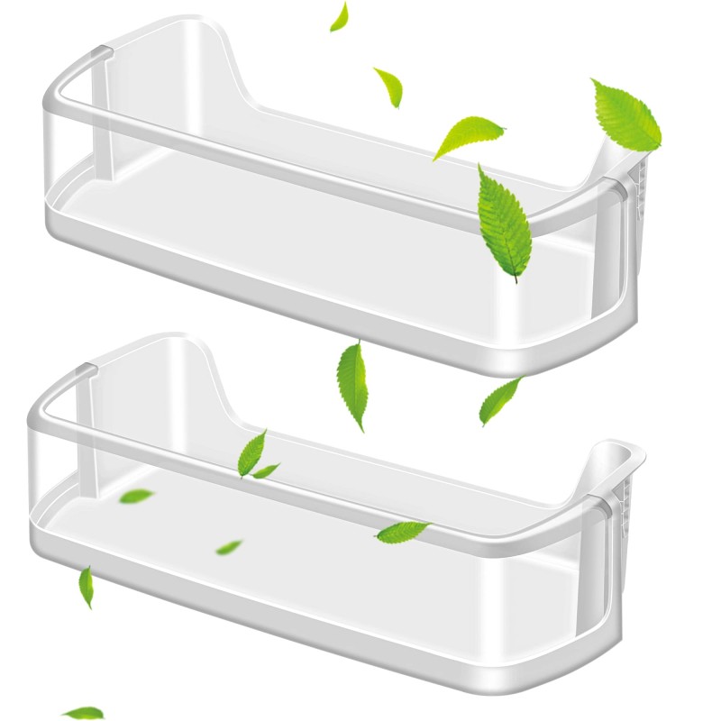 2 Pack DA97-08348A Door Shelf Basket Bin (Right Side) Compatible with Samsung Refrigerator RS265TDRS, RS25H5111SR, Refrigerator Door Bin Guard Assembly, Part number : DA63-05215A.…