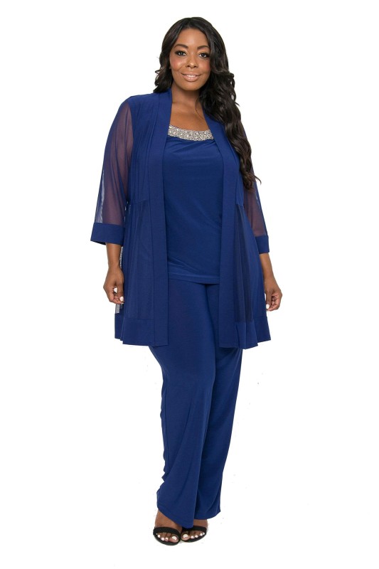Plus Size Formal Pants Suit