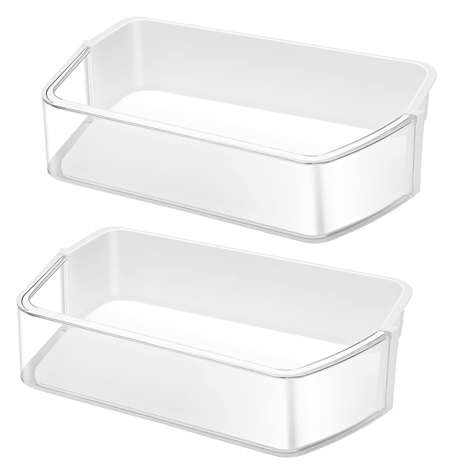 DA97-12650A Refrigerator Door Shelf Bin, 2 Pack Right Side Basket Compatible with Samsung Fridge RF260BEAESR RF263BEAESG RF263TEAESG RF261BEAESR Replace AP5620330 2692337 PS4176653 PS4176653