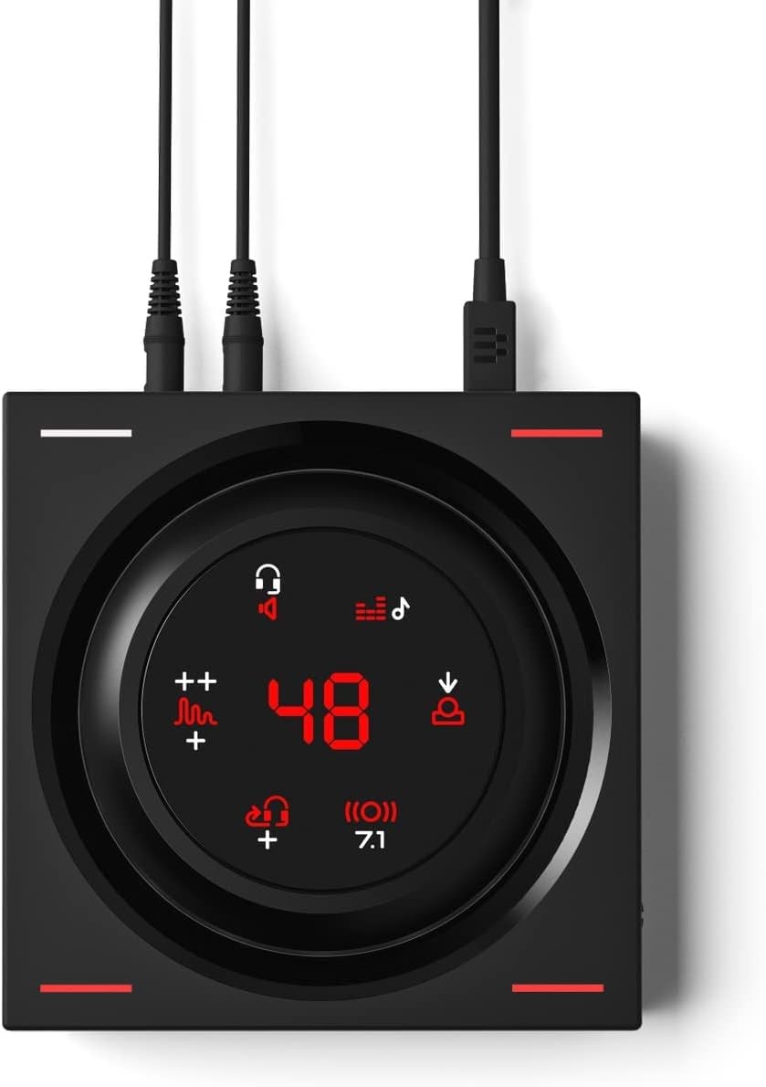 EPOS GSX 1000 2nd Edition Dac Amp Audio Amplifier/External USB Sound Card with 7.1 Surround Sound, Side Tone, Gaming DAC and EQ, Headphone Amp Compatible with Windows, Mac, Laptops and Desktop