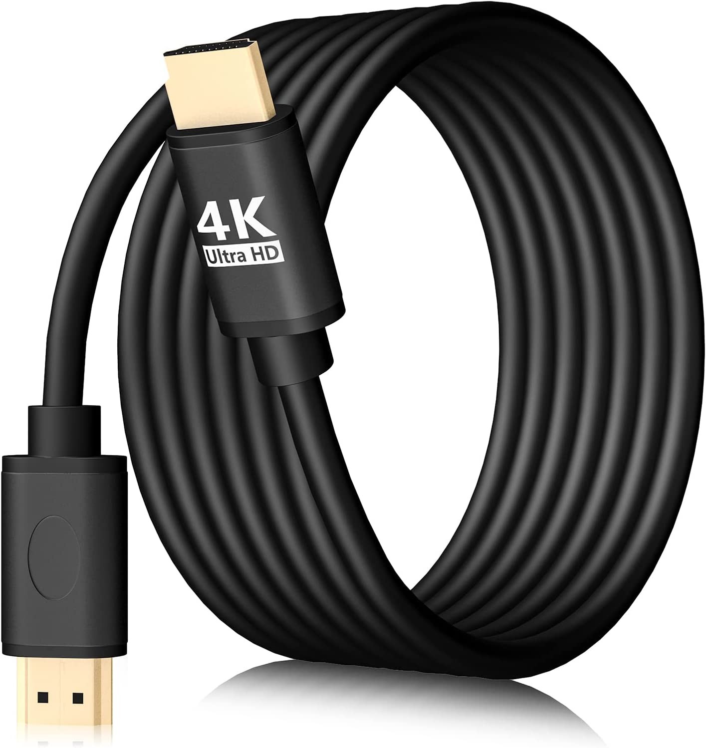DGODRT 4K HDMI Cable 5FT(1.5m), High Speed 18Gbps HDMI 2.0 Cable Support 4K@60Hz HDCP 2.2 HDR ARC Dolby 3D, for Monitor, Laptop, PS4, Xbox, Projector, Blu-ray Player, HDTV (1PC)