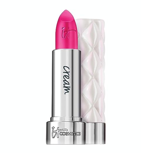 IT Cosmetics Pillow Lips Lipstick - High-Pigment Color & Lip-Plumping Effect - With Collagen, Beeswax & Shea Butter - Available in Matte or Cream Finish - 0.13 oz