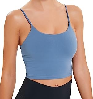 Women Padded Sports Bra Fitness Workout Running Shirts Yoga Tank Top