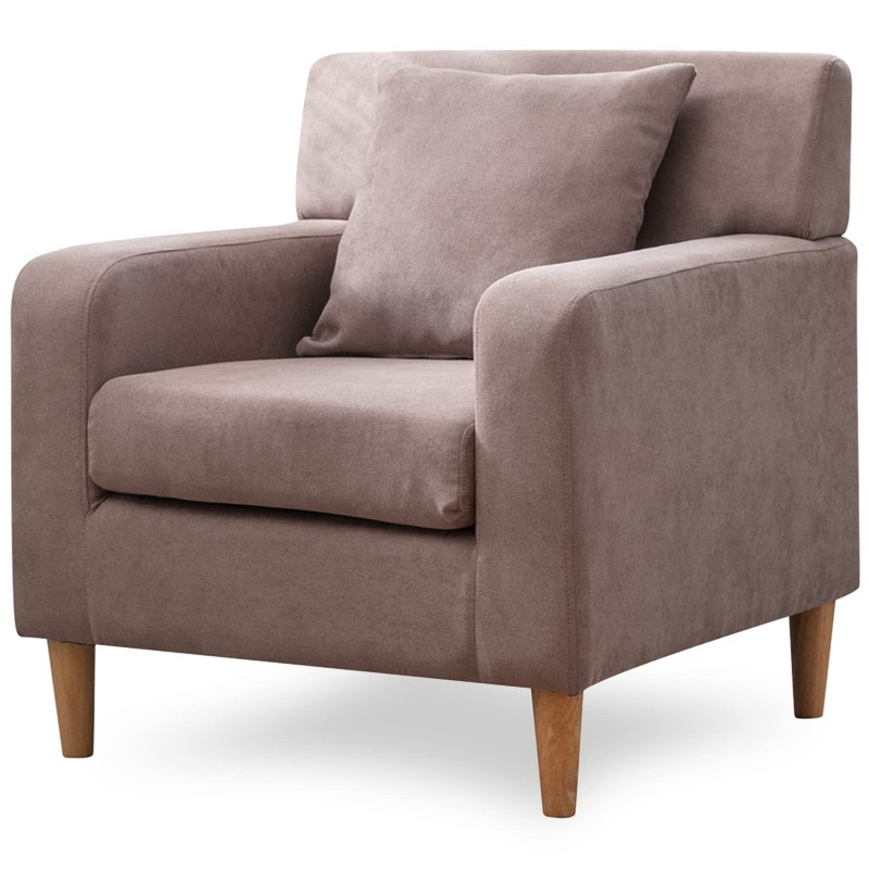 HCHAIRH Accent Chair with Extra Lumbar Support,Single Sofa Chair,Mid Century Modern Fabric Upholstered Comfy Oversized Arm Chair Leisure Chair with Wooden Legs,Living Room Chairs, Reading Chair  (0 评论