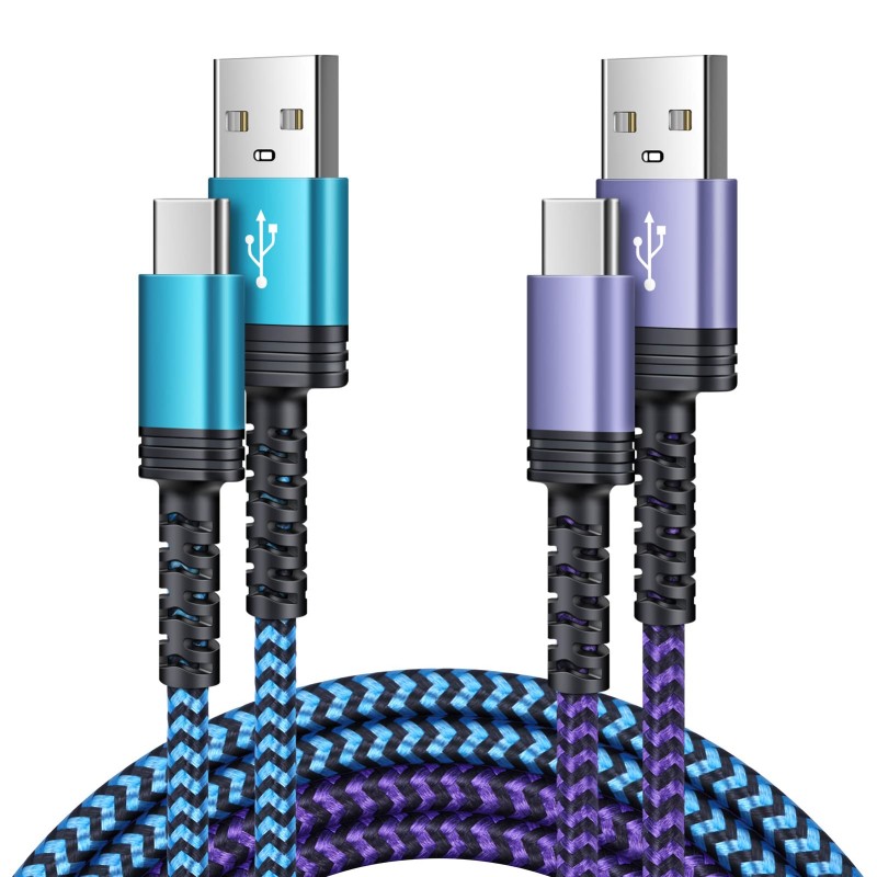 USB Type C Cable 3FT 2Pack Fast Charging Cable Android USB C Charger Phone Cord for Samsung Galaxy S23/S22/A23/S21 FE/A14/A13/A03s/A53/Z Flip 4 3/Z Fold 4 3,Motorola Edge 5G UW/Edge/G Play/G Power