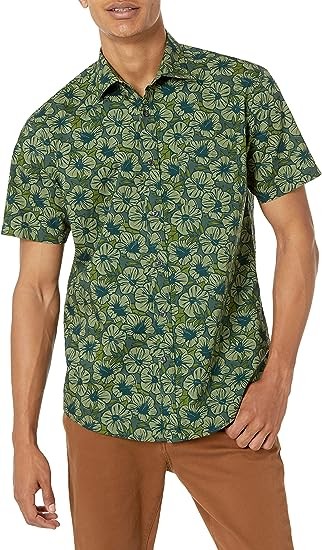 Men's Regular-Fit Short-Sleeve Print Shirt