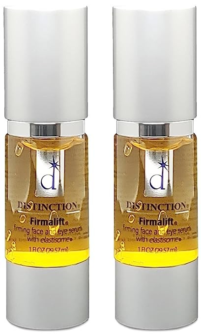 Distinction Firmalift Firming Face & Eye Serum – Anti Aging Serum Lotion Cream and Moisturizer | Helps Reduce the Appearance of Fine Lines and Wrinkles, Soothes (1 Fl Oz, 2 Pack)