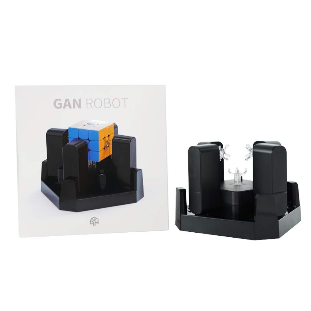 GAN Robot, Cube Solving Machine Automatic Puzzle Scrambler & Solver, Compatible with GAN 356i2 i3 iplay iCarry Speed Cubes(Cube is not Included) & with The Newest Version APP