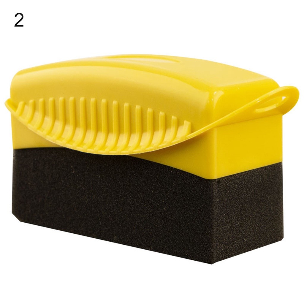 DQX_Sponge Brush Quick Polish Waxing Sponge Polishing Car Tire Brush for Vehicle