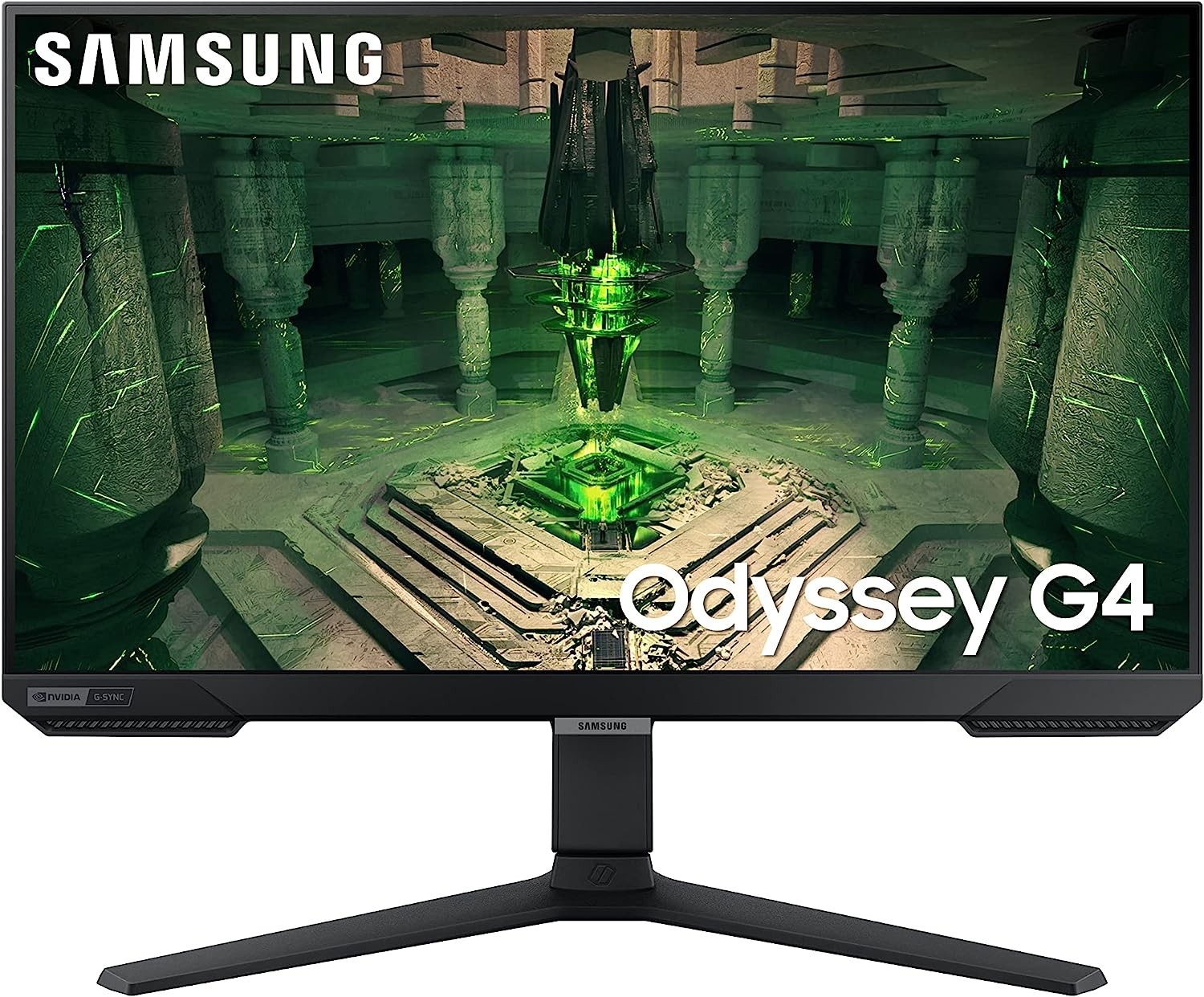 SAMSUNG Odyssey G4 Series 25-Inch FHD Gaming Monitor, IPS, 240Hz, 1ms, G-Sync Compatible, AMD FreeSync Premium, HDR10, Ultrawide Game View, DisplayPort, HDMI, Fully Adjustable Stand (LS25BG402