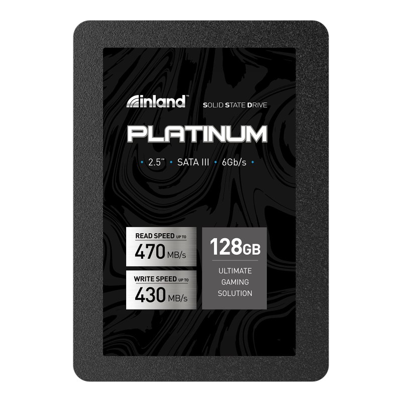 INLAND Platinum 128GB SSD SATA III 6Gb/s 2.5" 7mm TLC 3D NAND Internal Solid State Drive (128GB)