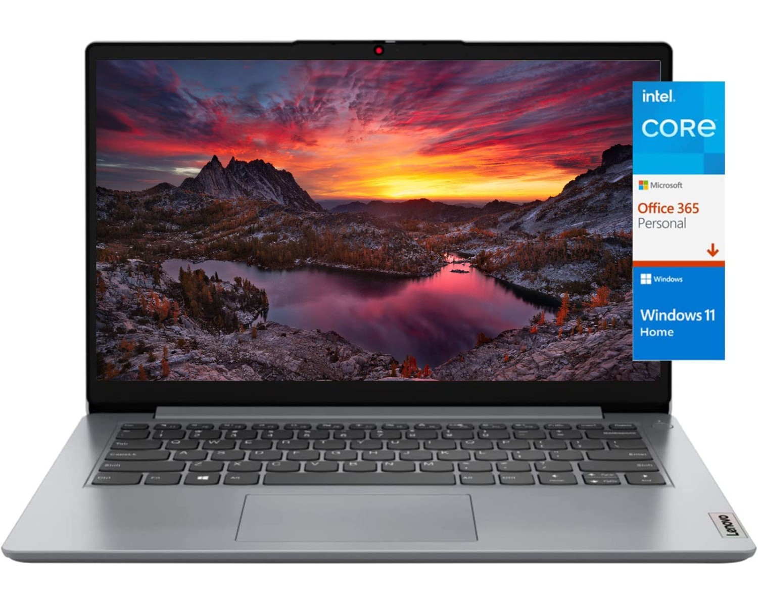 Lenovo 2023 Newest Ideapad 14 Inch Student Laptop, Intel Pentium Silver N5030 4Cores, up to 3.1 GHz, 4GB RAM, 128GB Storage, 1 Year Office 365, WIFI6, Webcam, Bluetooth, Windows 11 +CUE Accessories