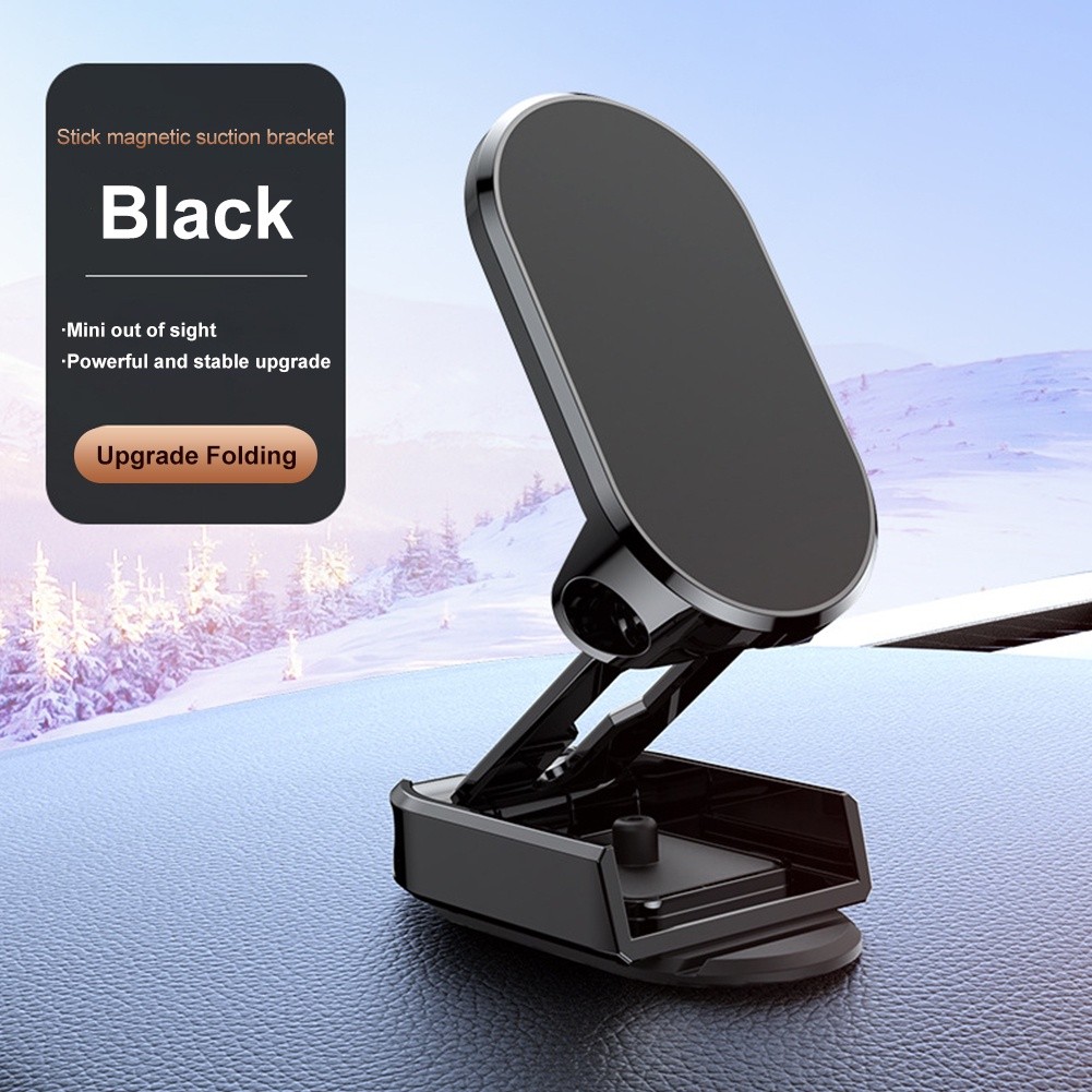 Car Cell Phone Magnetic Holder 360° Rotating Magnet Cell Phone Holder in Car GPS Holder for