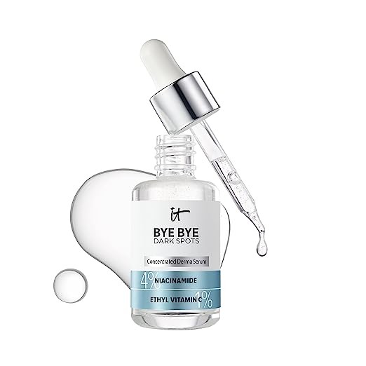 IT Cosmetics Bye Bye Dark Spots 4% Niacinamide Serum - Visibly Reduces Dark Spots & Improves Skin Clarity In 8 Weeks - With 1% Ethyl Vitamin C - For All Skin Types - 1 fl oz