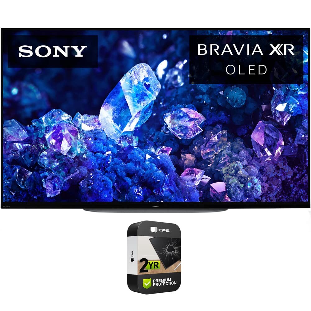 Sony XR42A90K Bravia XR A90K 42 inch 4K HDR OLED Smart TV 2022 Model Bundle with Premium 2 YR CPS Enhanced Protection Pack