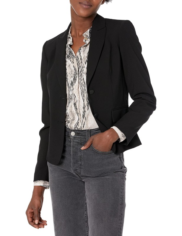 Women's Two Button Lux Blazer (Petite, Standard, & Plus)