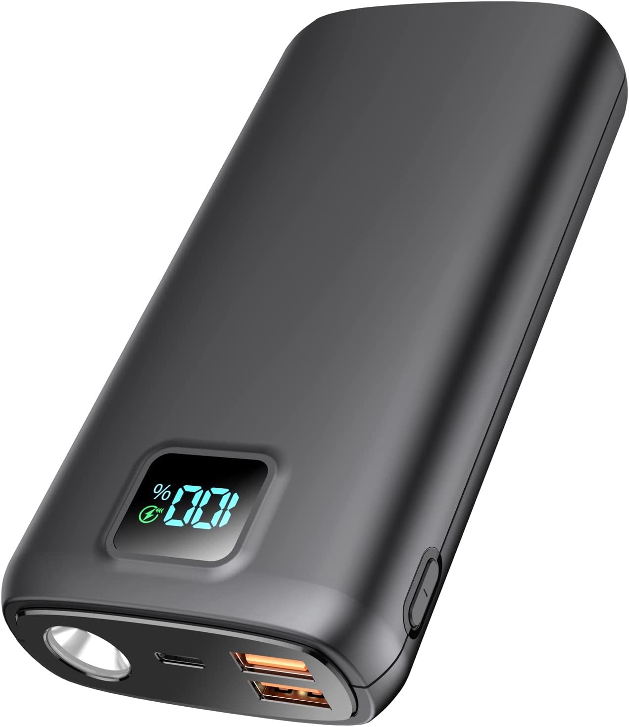 Portable-Charger-Power-Bank - 40000mAh Power Bank PD 30W and QC 4.0 Quick Charging Built-in LED Display Bright Flashlight 2 USB 1Type-C Output Compatible with Most Electronic Devices on The Ma  (0 评论)