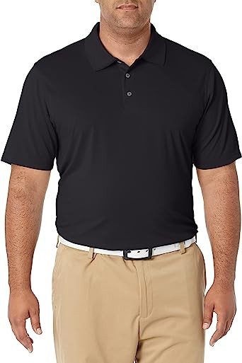 Essentials Men's Regular-Fit Quick-Dry Golf Polo Shirt (Available in Big & Tall)