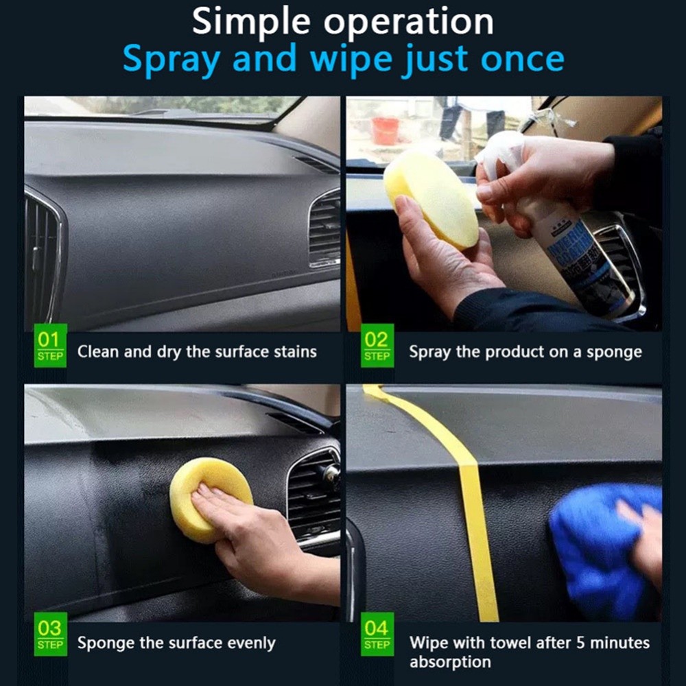 Car Renovation Automotive Plastic Refurbishment Agent 30Ml Interior Update Repair and Maintenance Agent Drip Wholesale