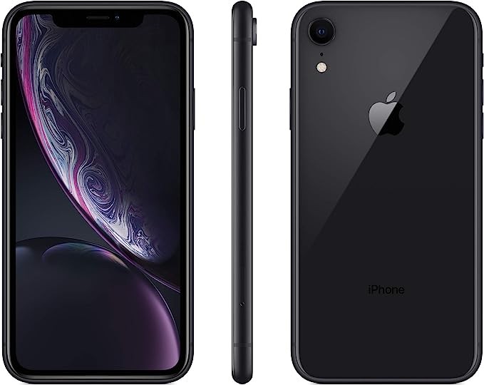 Apple iPhone XR, 64GB, Black - Unlocked (Renewed)