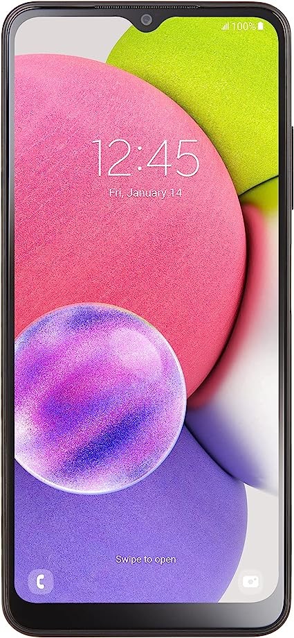 Total by Verizon Samsung Galaxy A03s, 32GB, Black - Prepaid Smartphone (Locked)